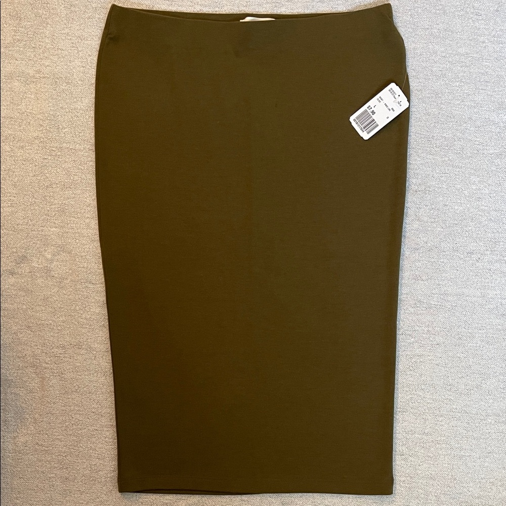 Forever 21 Khaki Pencil Skirt